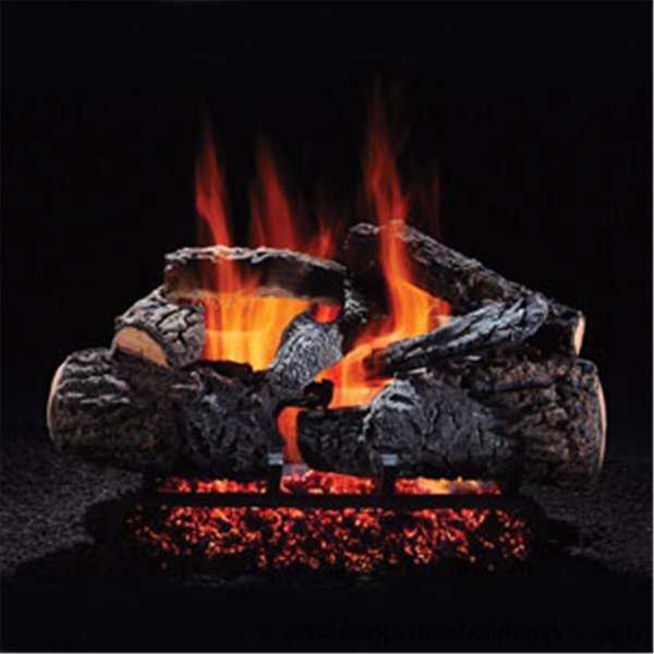 Rickis Rugs Hargrove Manufacturing 24 Inch Cross Timbers Vented Gas Logs Logs Only RGA 2-72 Approved RI2212954